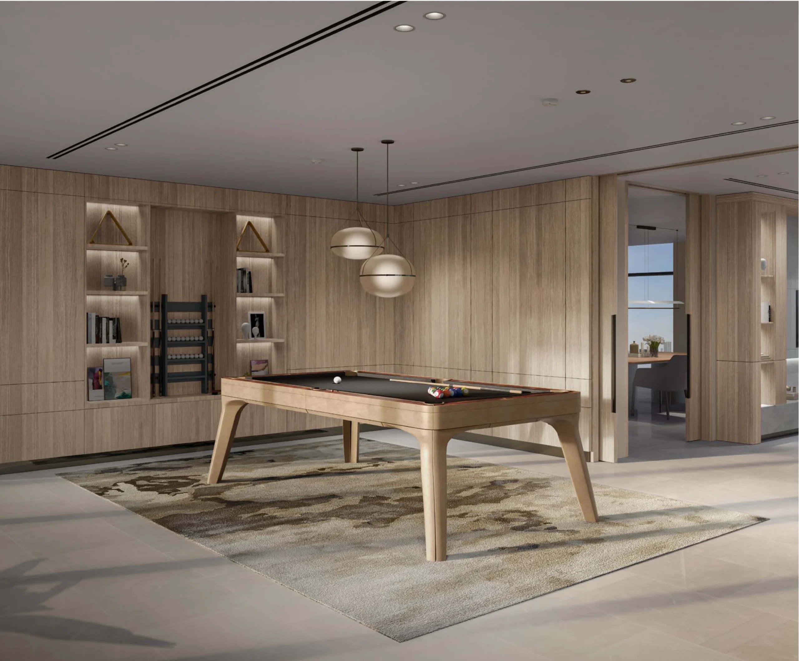 Yoga studio at The artery  Residences by Imkan